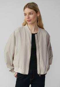 Куртка-бомбер MIT STEHKRAGEN QS, светло-серый