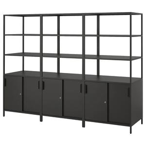 Комбинация шкафа TROTTEN IKEA, 240x180 см, антрацит