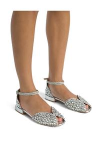 Сандалии CON CIERRE HEBILLA Alma en Pena, серебряный