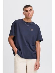 Футболка SDPAVEL с круглым вырезом синего цвета !SOLID