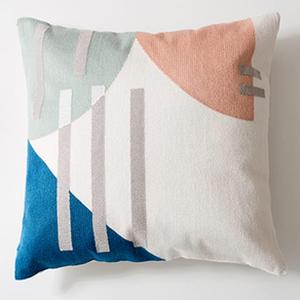 ZUIAI Чехол для подушки с цветочным принтом в горошек и вышивкой