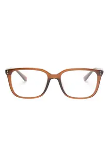 Очки в квадратной оправе Ray-Ban, коричневый