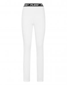 Джинсовые леггинсы с супер высокой талией PHILIPP PLEIN, белый