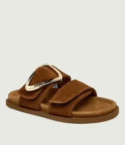 Тапочки DREAMER BUCKLE Inuikii, коричневый