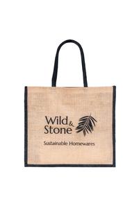 Джутовая сумка для покупок из мешковины Wild & Stone, коричневый