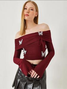 Рубашка Bianco Lucci, бургундия