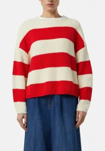 Свитер-Пуловер Comma, Rot/Ecru