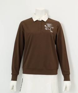 Быстросохнущая рубашка-поло с вышивкой в виде цепочки