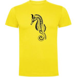 Футболка Kruskis Seahorse Tribal, желтый