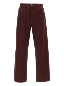 Джинсы Wide Twist Sunflower, красный