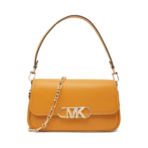 Кожаная сумка-мессенджер-парковка Michael Kors, оранжевый