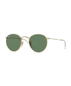 Классические круглые металлические солнцезащитные очки Ray-Ban, желтый