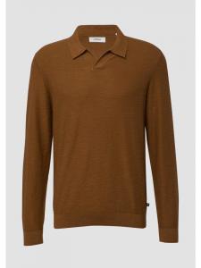 s.Oliver Вязаный свитер цвета 8919_коричневый