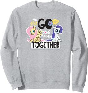 Толстовка My Little Pony: Friendship Is Magic Go Somewhere Together, серый
