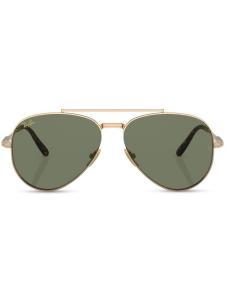 Ray-Ban солнцезащитные очки-пилоты, золотой
