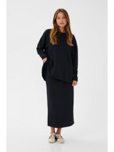 Kaffe Толстовка KAannika свободного кроя, черный цвет