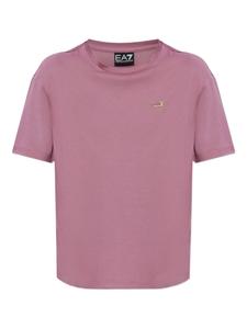 Футболка с логотипом Ea7 Emporio Armani, розовый