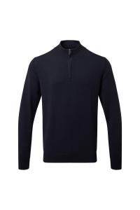 Толстовка на молнии из смесового хлопка Asquith & Fox, темно-синий