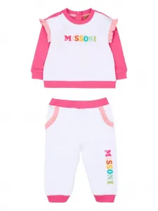 Спортивный костюм с оборками Missoni Kids, белый