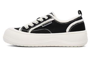 Кроссовки Dickies Skateboarding Shoes Women's Low-top Black/beige, черный