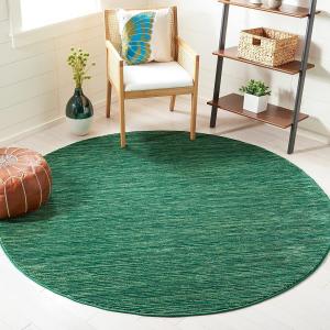 Ковер Safavieh Vision VSN606Y круглый, 92х92 см, темно-зеленый