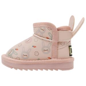 Нескользящие теплые детские ботинки Crew MAIBUXIONG, розовый