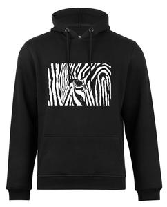 Толстовка Cotton Prime Kapuzen Black & White Zebra Eye, черный