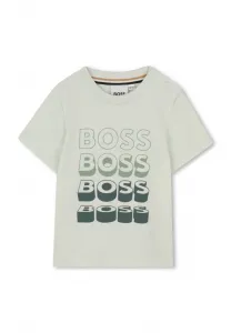 Футболка с короткими рукавами и принтом Boss Kidswear, Sprout Green