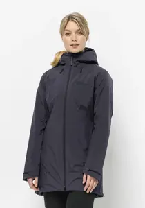 Зимняя куртка Jack Wolfskin "HEIDELSTEIN INS JKT W", с капюшоном, цвет Graphite