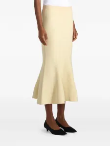 Расклешенная юбка Liviana Conti, желтый
