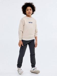 Детские брюки карго Keniab из хлопкового микса Mango, Navy