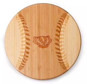 Picnic Time Wisconsin Badgers Home Run Бейсбольный сервировочный поднос