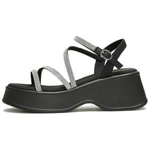 Женские сандалии на одной бляшке TATA, цвет экрю/серебро