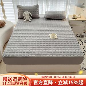 Boyang Простыня на резинке 180х200 см, односпальная, из хлопка в клетку, цвет Frost Gray