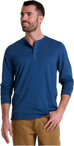 Мужская футболка-хенли Primo с длинным рукавом Toad&Co, Deep Sea