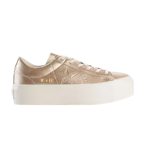 Кроссовки Converse Wmns One Star Platform Ox 'Light Gold', золотой
