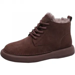 Хлопковые сапоги, теплые, увеличивающие рост, износостойкие, короткие, женские, для снегоступов Mulinsen, Sand