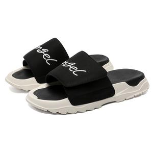 Резиновые износостойкие тапочки-слайды мужские PAVEA, White Black