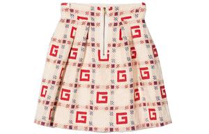 Юбка детская Gucci в клетку, розовый