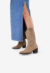 Ковбойские/байкерские сапоги CON BORDADO Bosanova, песочный