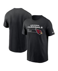 Мужская черная футболка Arizona Cardinals Division Essential Nike, черный
