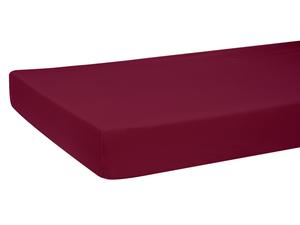 Простыня на резинке beties Heimtextil, 140x200 см, цвет Weinrot