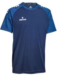 Футболка Мадрид V25 с короткими рукавами синего цвета Derbystar