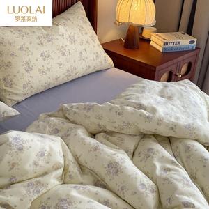 LUOLAI HOME Комплект постельного белья 1,5 м, 4 предмета, простыня