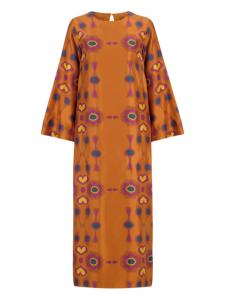 Платье макси Ширли PAULA, коричневый