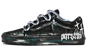 Vans Old Skool устойчивые к истиранию низкие кроссовки для скейтбординга унисекс black