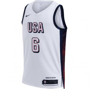 Nike Баскетбольные майки Dri-Fit, унисекс, белые