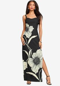 Платье Lipsy Maxi dress, Black White/Black