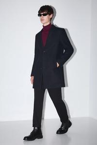 Пальто из смесовой шерсти Medicine, темно-синий