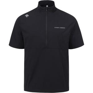 Мужские футболки со стоячим воротником Descente, черный